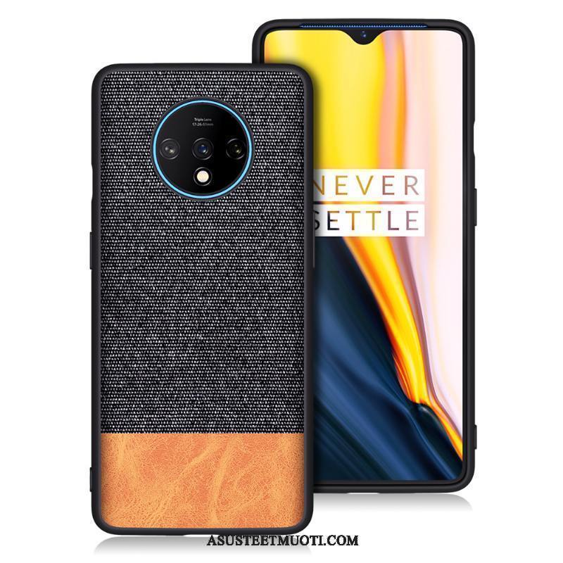 Oneplus 7t Kuori Kuoret All Inclusive Murtumaton Musta Uusi