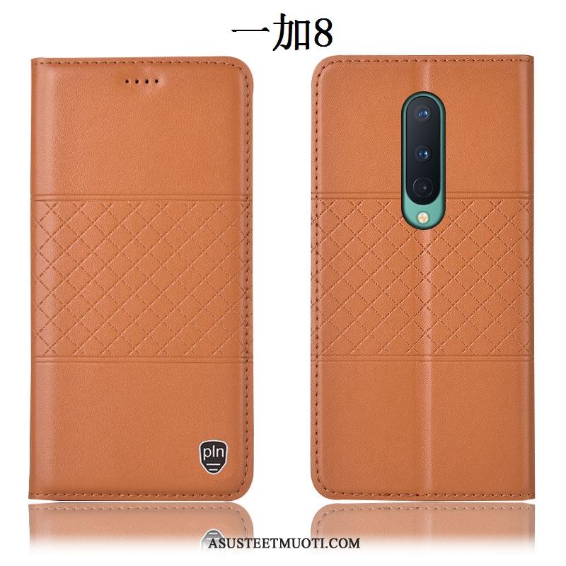 Oneplus 8 Kuoret Puhelimen Murtumaton Kuori Nahkakotelo Suojaus