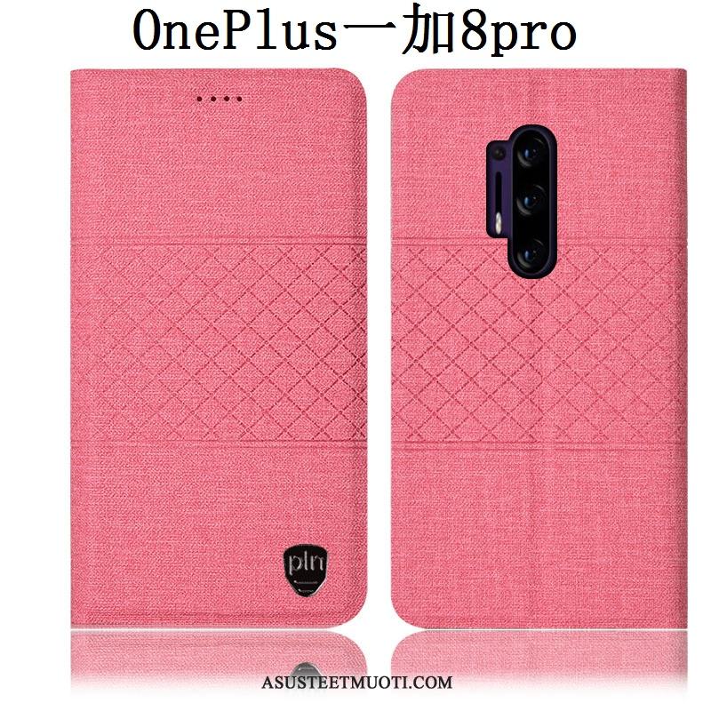 Oneplus 8 Pro Kuoret Kotelo Nahkakotelo All Inclusive Murtumaton Kuori