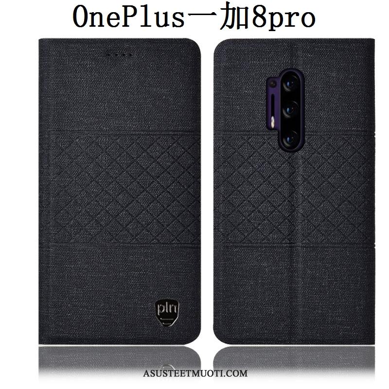 Oneplus 8 Pro Kuoret Kotelo Nahkakotelo All Inclusive Murtumaton Kuori