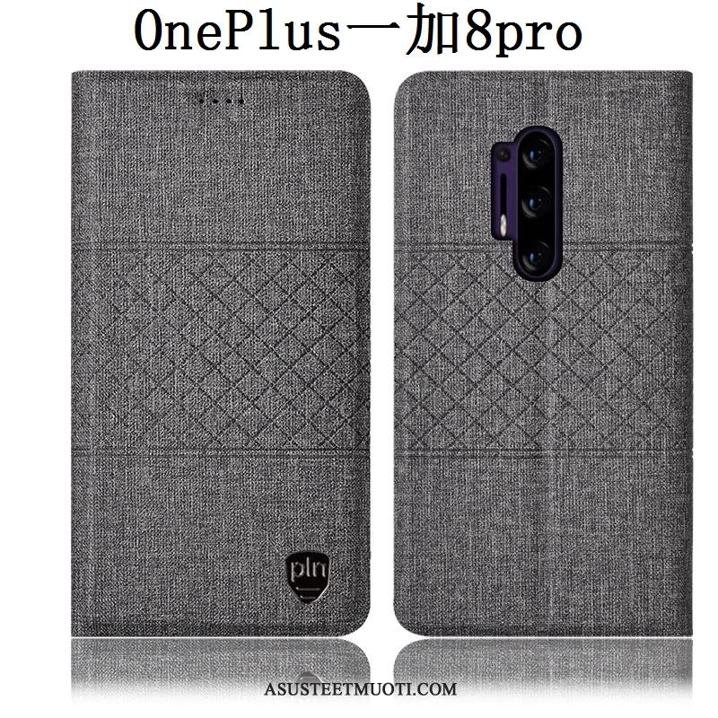 Oneplus 8 Pro Kuoret Kotelo Nahkakotelo All Inclusive Murtumaton Kuori