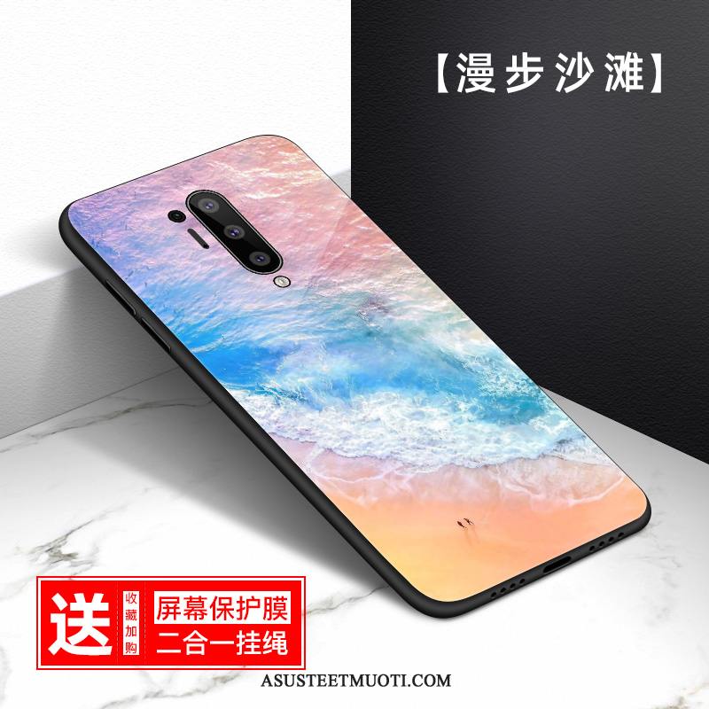 Oneplus 8 Pro Kuoret Kuori Sarjakuva Peili Suojaus Lasi