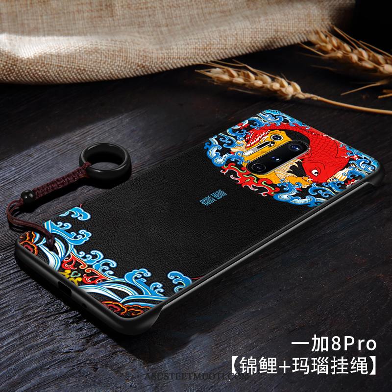 Oneplus 8 Pro Kuoret Ylellisyys Persoonallisuus Suojaus Kehys Kuori