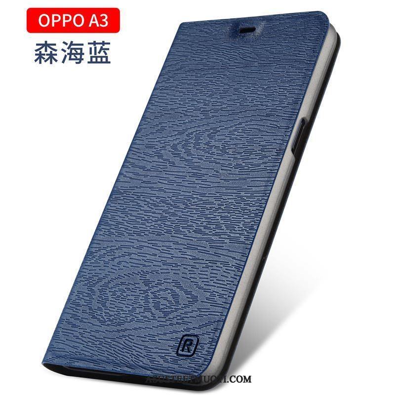 Oppo A3 Kuoret Nahkakotelo Puhelimen Suojaus Kuori Kevyt