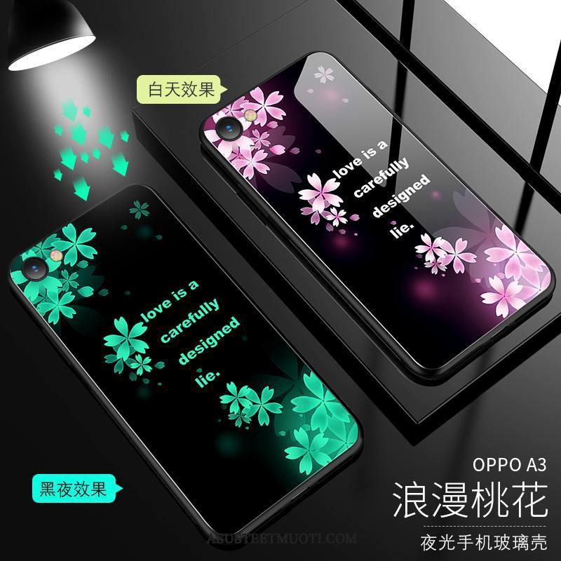 Oppo A3 Kuoret Net Red Kuori Kristalli Suojaus Kotelo