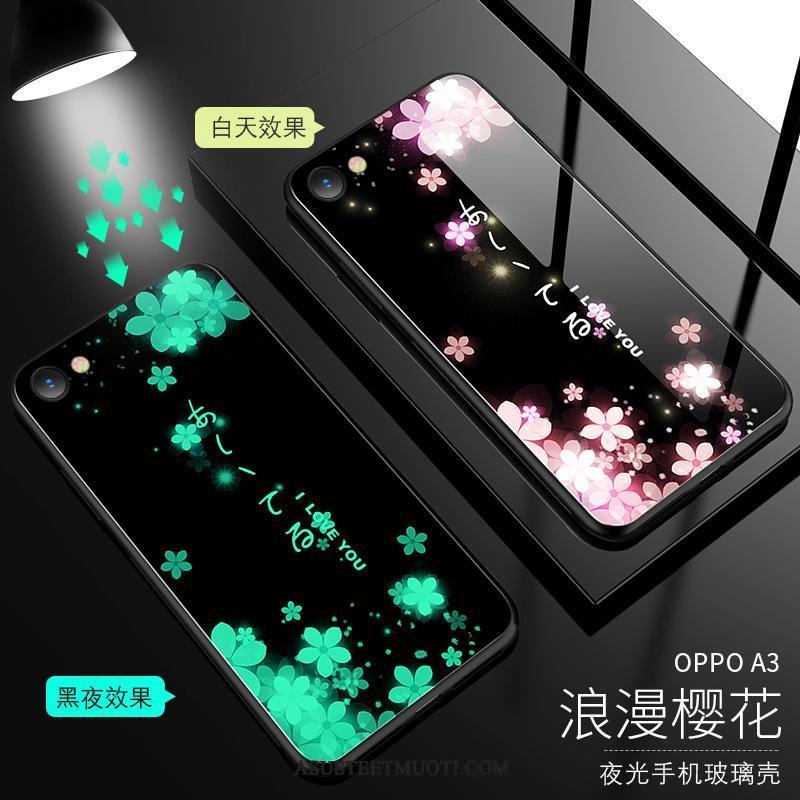 Oppo A3 Kuoret Net Red Kuori Kristalli Suojaus Kotelo