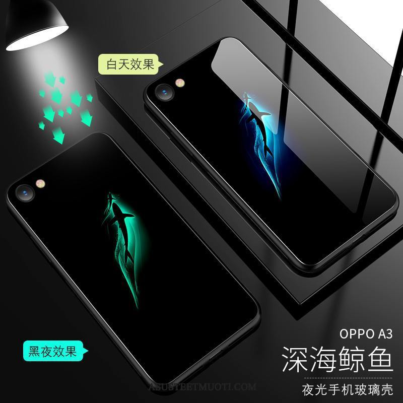 Oppo A3 Kuoret Net Red Kuori Kristalli Suojaus Kotelo