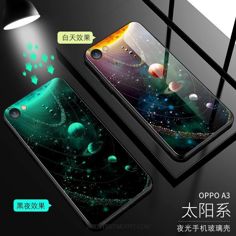 Oppo A3 Kuoret Net Red Kuori Kristalli Suojaus Kotelo