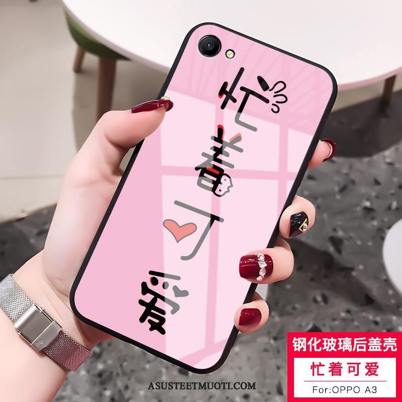Oppo A3 Kuoret Tide-brändi Puhelimen Kuori All Inclusive Valkoinen
