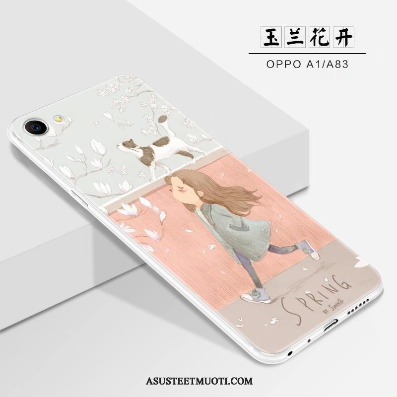 Oppo A3 Kuori Kuoret Murtumaton Pesty Suede Silikoni Ripustettavat Koristeet