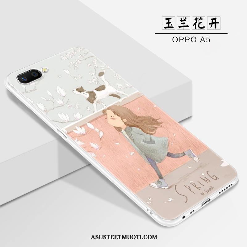 Oppo A3 Kuori Kuoret Murtumaton Pesty Suede Silikoni Ripustettavat Koristeet