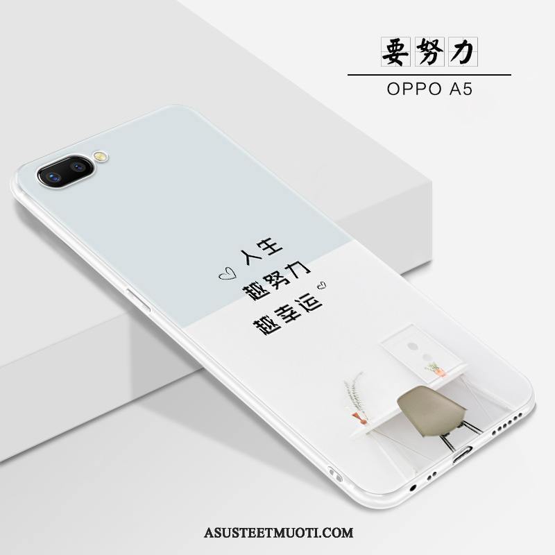 Oppo A3 Kuori Kuoret Murtumaton Pesty Suede Silikoni Ripustettavat Koristeet