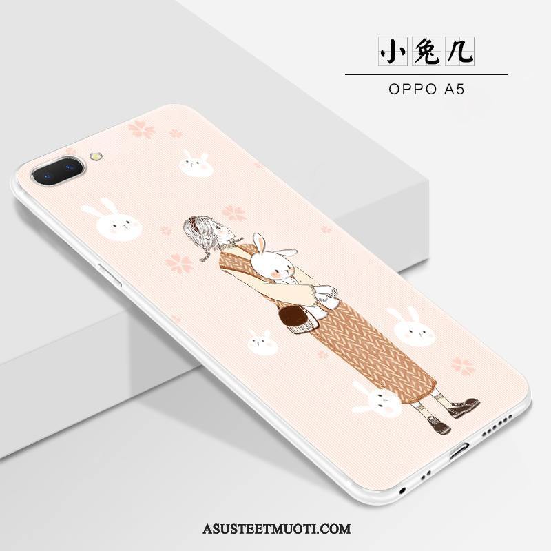 Oppo A3 Kuori Kuoret Murtumaton Pesty Suede Silikoni Ripustettavat Koristeet