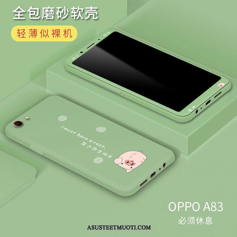 Oppo A3 Kuori Kuoret Net Red All Inclusive Silikoni Ultra Suojaus