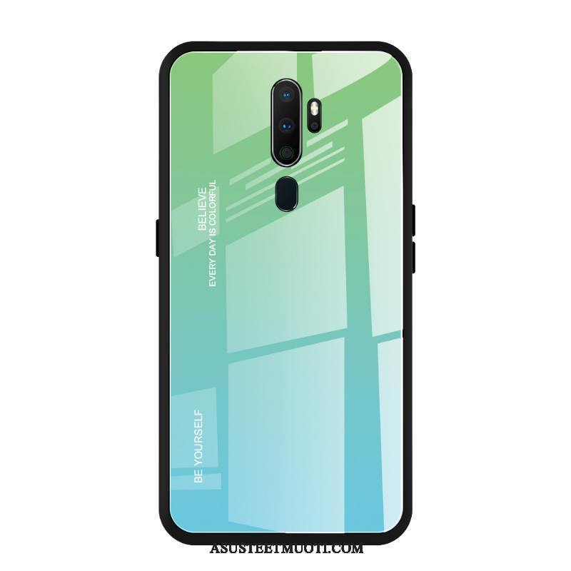 Oppo A5 2020 Kuoret Murtumaton Pehmeä Neste Kaltevuus Kulta Karkaisu