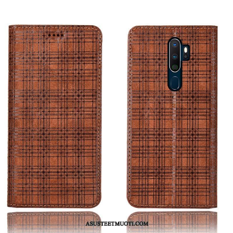 Oppo A9 2020 Kuoret Kotelo All Inclusive Nahkakotelo Murtumaton Puhelimen