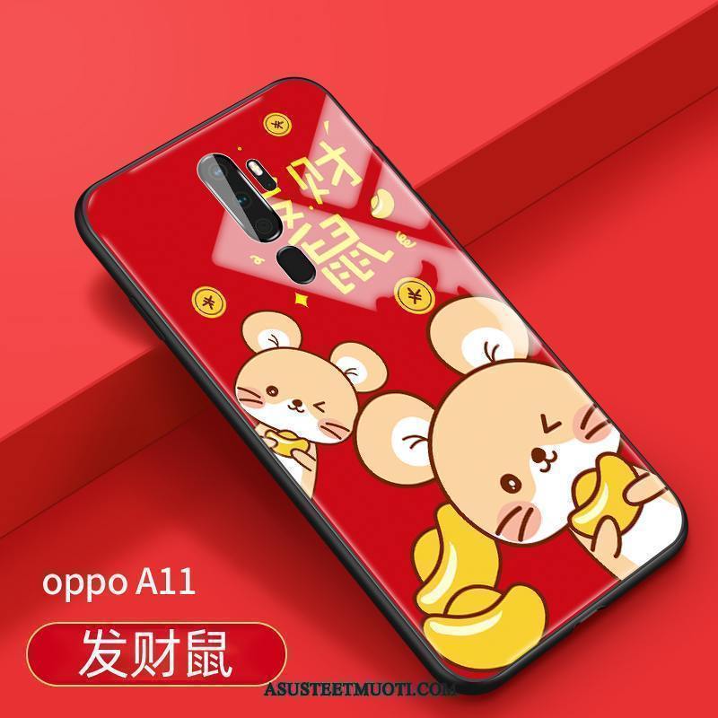 Oppo A9 2020 Kuoret Rotta Kotelo Luova Rakastunut Murtumaton