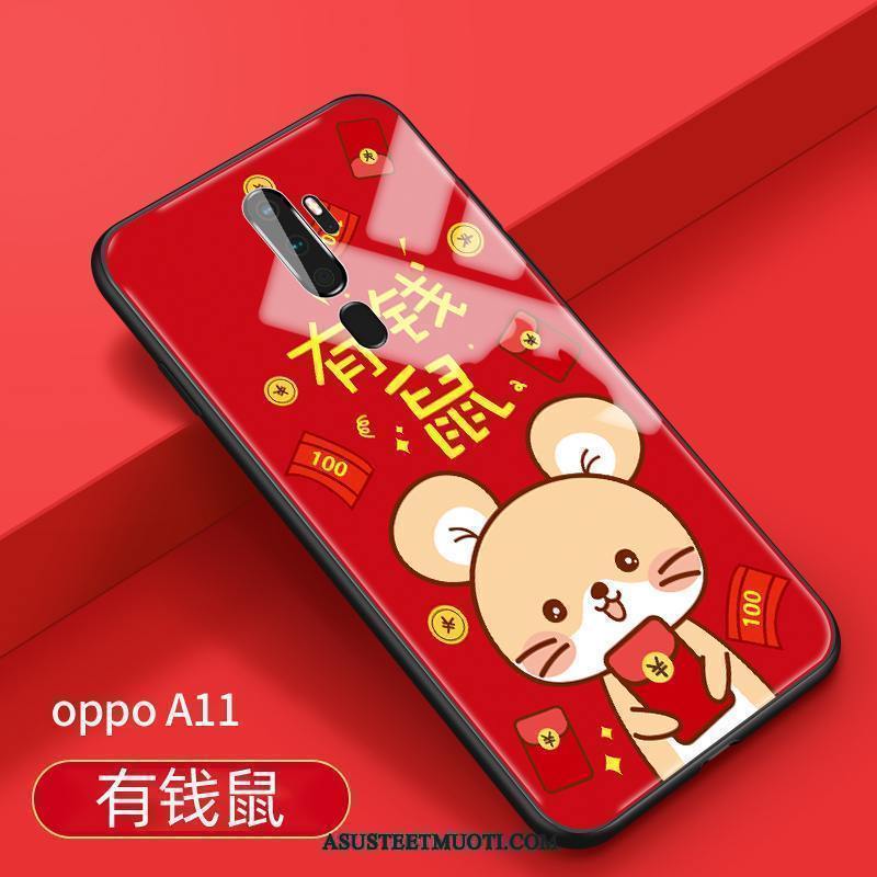 Oppo A9 2020 Kuoret Rotta Kotelo Luova Rakastunut Murtumaton