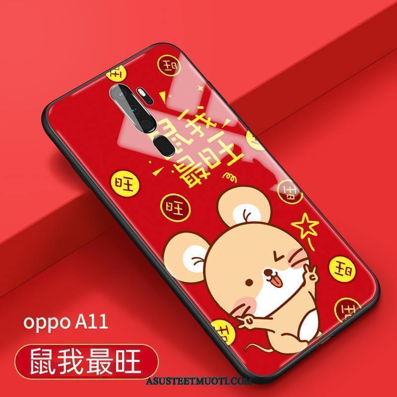 Oppo A9 2020 Kuoret Rotta Kotelo Luova Rakastunut Murtumaton