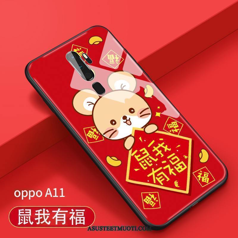 Oppo A9 2020 Kuoret Rotta Kotelo Luova Rakastunut Murtumaton