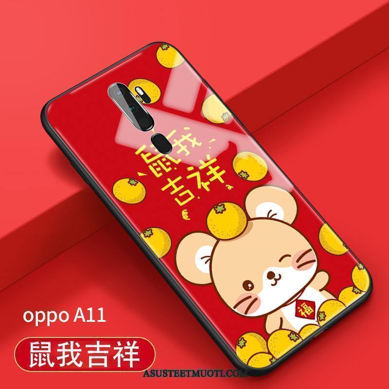 Oppo A9 2020 Kuoret Rotta Kotelo Luova Rakastunut Murtumaton