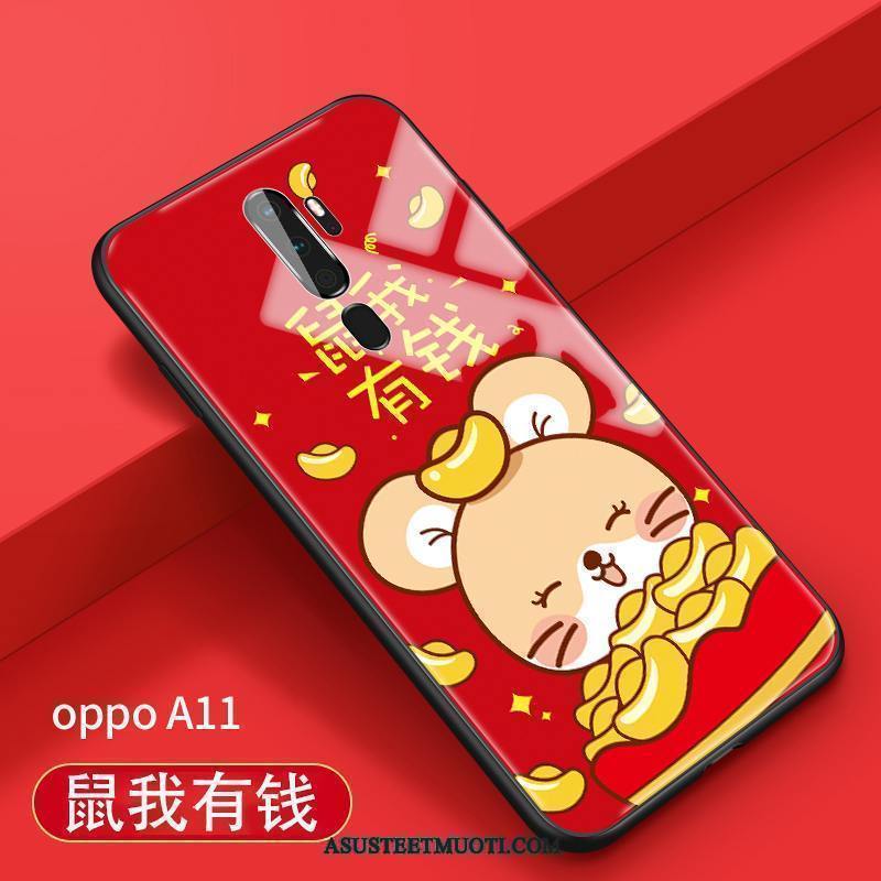 Oppo A9 2020 Kuoret Rotta Kotelo Luova Rakastunut Murtumaton