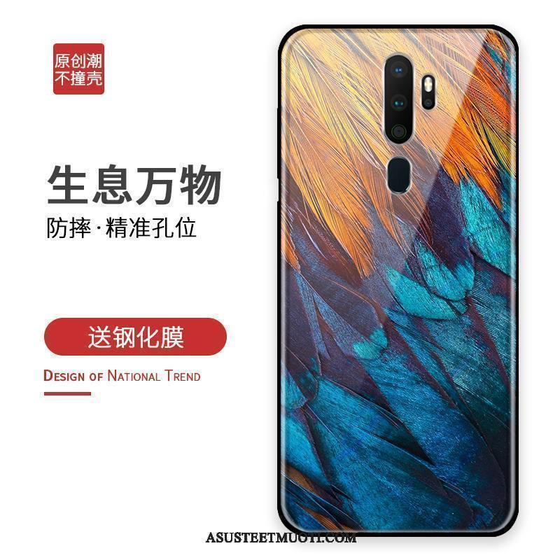 Oppo A9 2020 Kuori Kuoret All Inclusive Luova Silikoni Näytönsuojus Kotelo