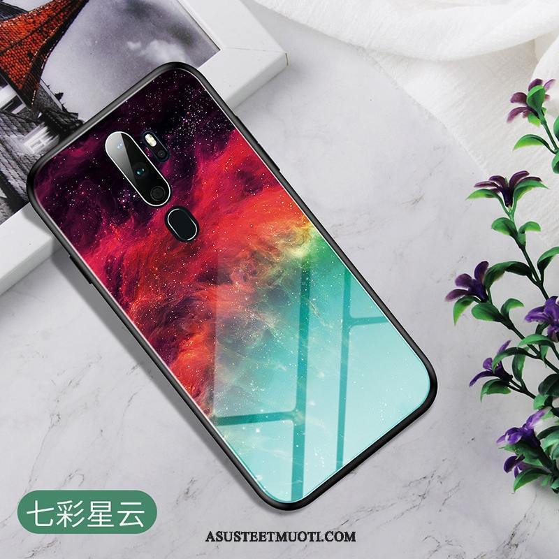 Oppo A9 2020 Kuori Kuoret Lasi Puhelimen Suojaus Kaltevuus