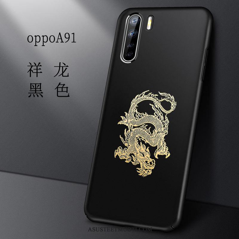 Oppo A91 Kuoret Sininen Tuntea Trendi Ohut All Inclusive