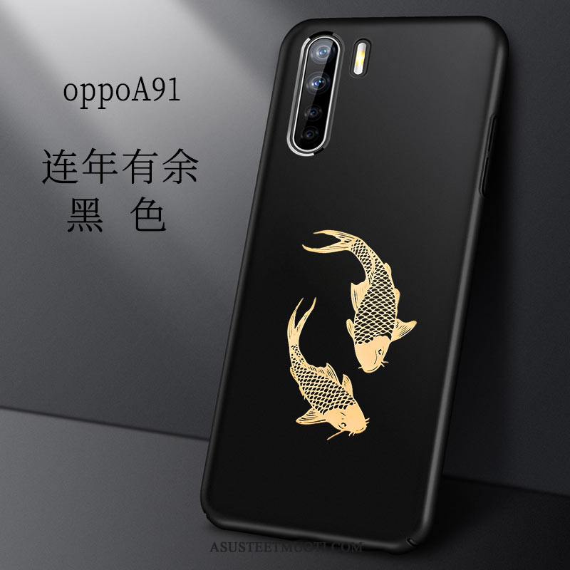 Oppo A91 Kuoret Sininen Tuntea Trendi Ohut All Inclusive