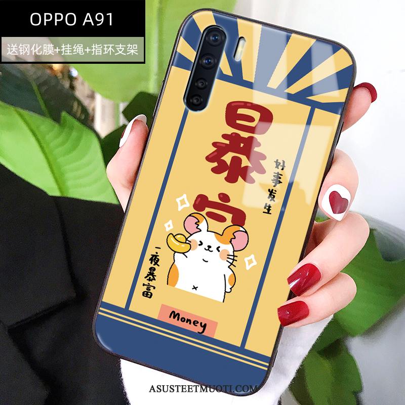 Oppo A91 Kuoret Tide-brändi Luova Kuori Murtumaton Pehmeä Neste