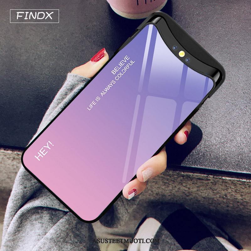 Oppo Find X Kuoret All Inclusive Puhelimen Pehmeä Neste Net Red Persoonallisuus