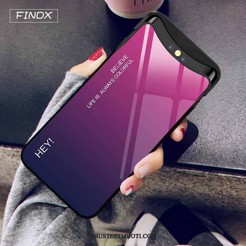 Oppo Find X Kuoret All Inclusive Puhelimen Pehmeä Neste Net Red Persoonallisuus