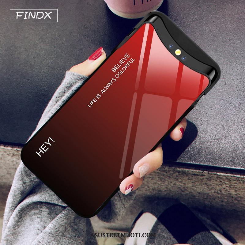 Oppo Find X Kuoret All Inclusive Puhelimen Pehmeä Neste Net Red Persoonallisuus