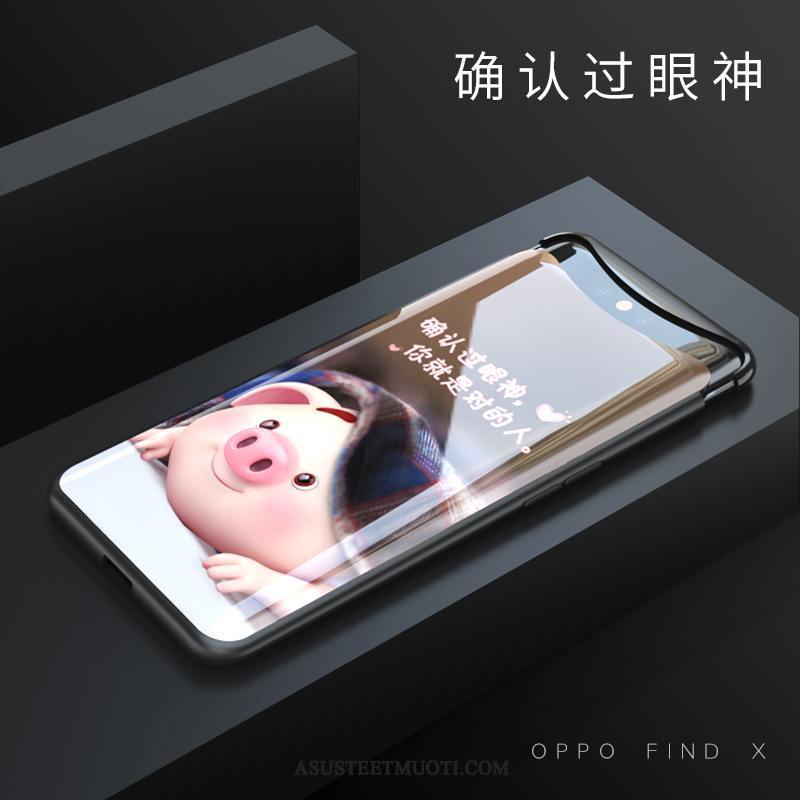 Oppo Find X Kuoret Lasi Kotelo Pehmeä Neste Ohut Puhelimen