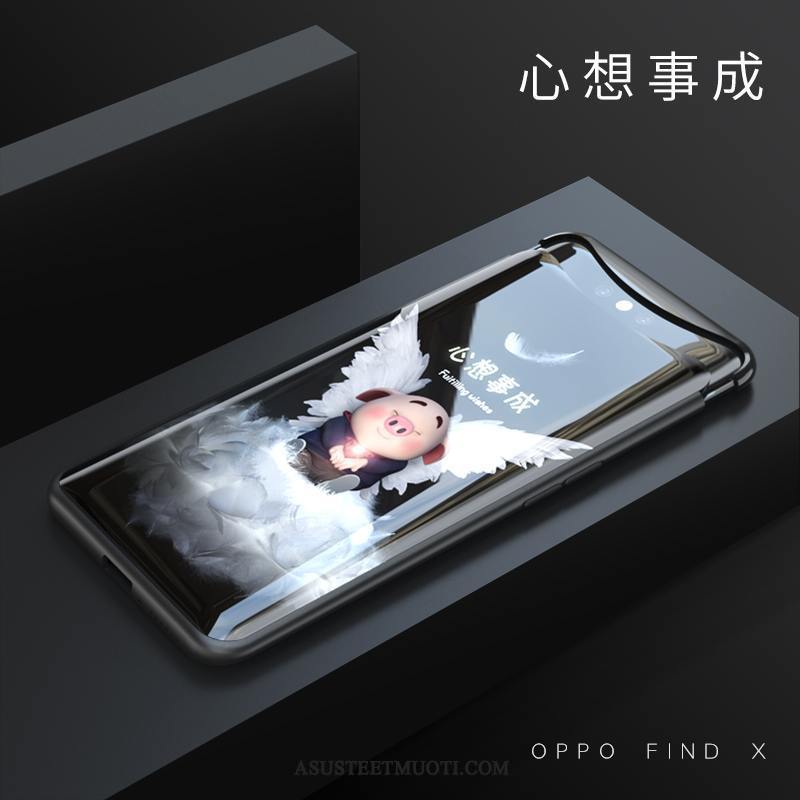 Oppo Find X Kuoret Lasi Kotelo Pehmeä Neste Ohut Puhelimen