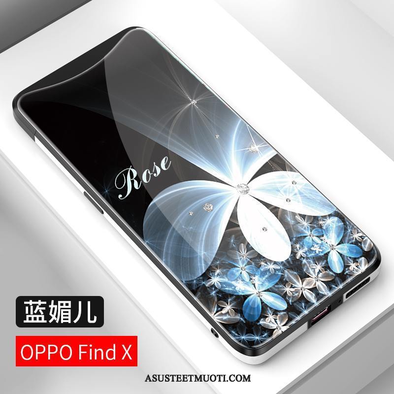 Oppo Find X Kuoret Lasi Musta Suojaus Luova Puhelimen