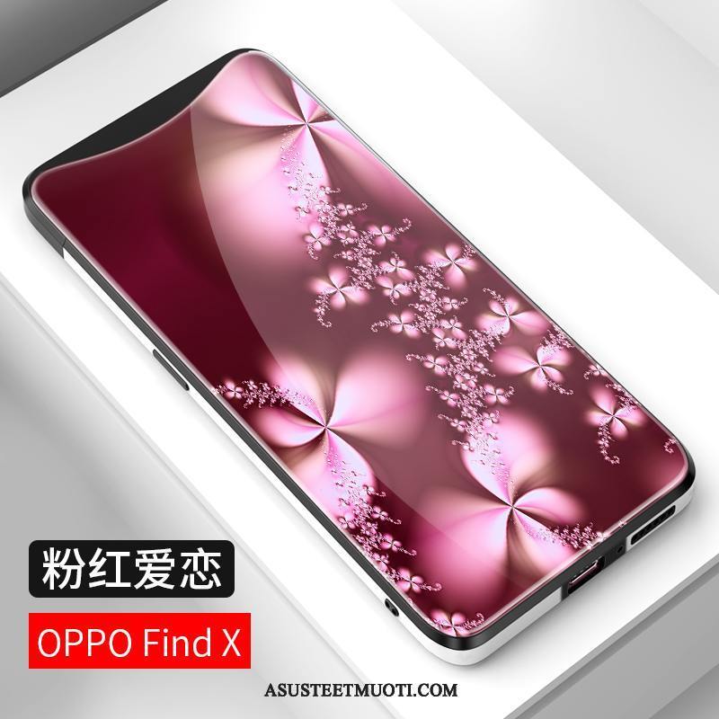 Oppo Find X Kuoret Lasi Musta Suojaus Luova Puhelimen