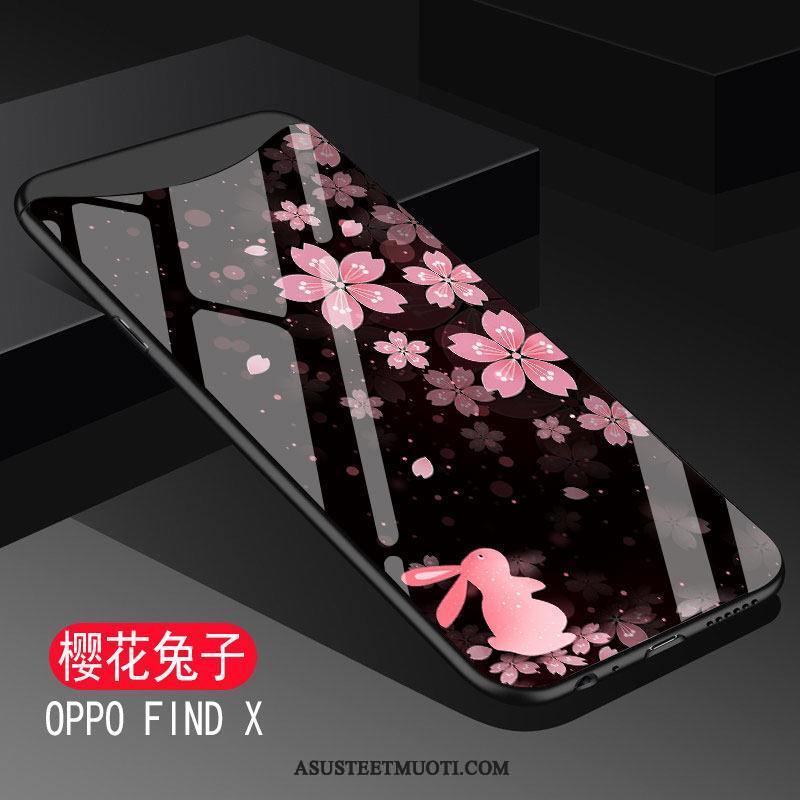 Oppo Find X Kuori Kuoret Suojaus Pehmeä Neste Puhelimen Silikoni All Inclusive