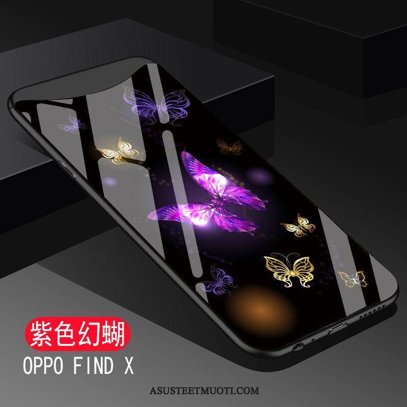 Oppo Find X Kuori Kuoret Suojaus Pehmeä Neste Puhelimen Silikoni All Inclusive