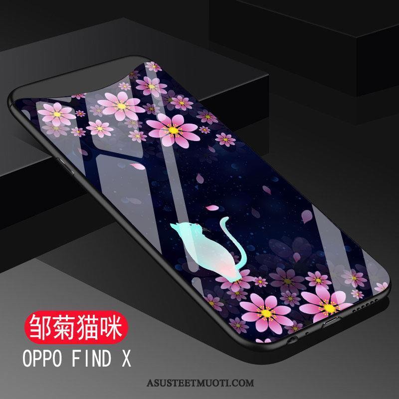 Oppo Find X Kuori Kuoret Suojaus Pehmeä Neste Puhelimen Silikoni All Inclusive