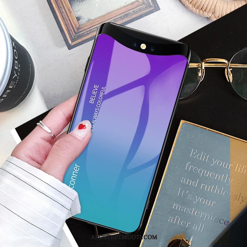 Oppo Find X Kuori Kuoret Yksinkertainen Persoonallisuus Säteilevä Uusi