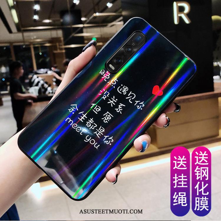 Oppo Find X2 Pro Kuoret Puhelimen Silikoni Kuori All Inclusive Net Red