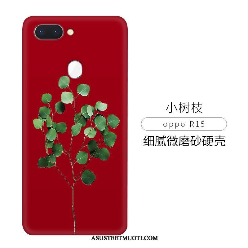 Oppo R15 Kuoret Kuori Puhelimen Yksinkertainen Pesty Suede Ihana