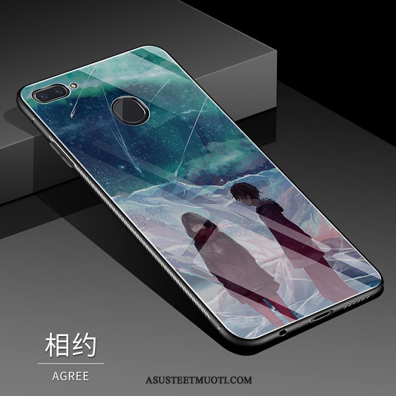 Oppo R15 Pro Kuoret Lasi Trendi Kuori Puhelimen Suojaus