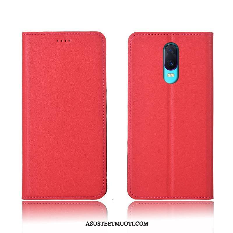 Oppo R17 Kuoret All Inclusive Simpukka Kotelo Murtumaton Aito Nahka