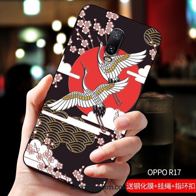 Oppo R17 Kuoret Muokata Kuori Luumu Net Red Ohut