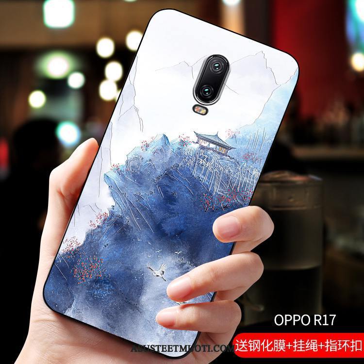 Oppo R17 Kuoret Muokata Kuori Luumu Net Red Ohut