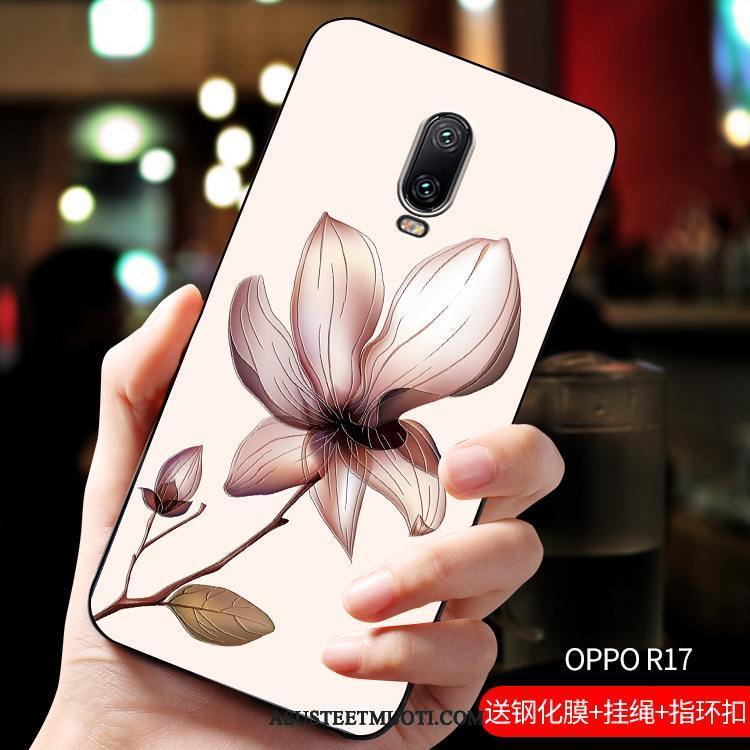 Oppo R17 Kuoret Muokata Kuori Luumu Net Red Ohut