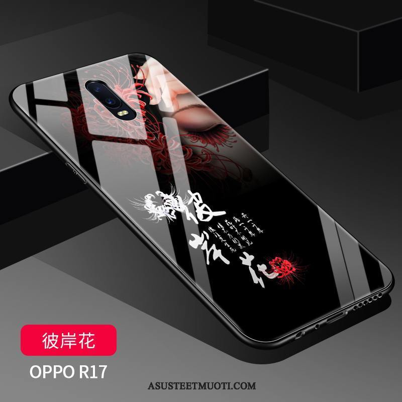 Oppo R17 Kuoret Näytönsuojus Trendi Silikoni Pesty Suede Luova